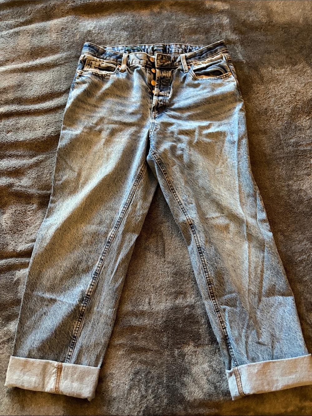 Classic Light Blue Women's Straight-Leg Jeans
